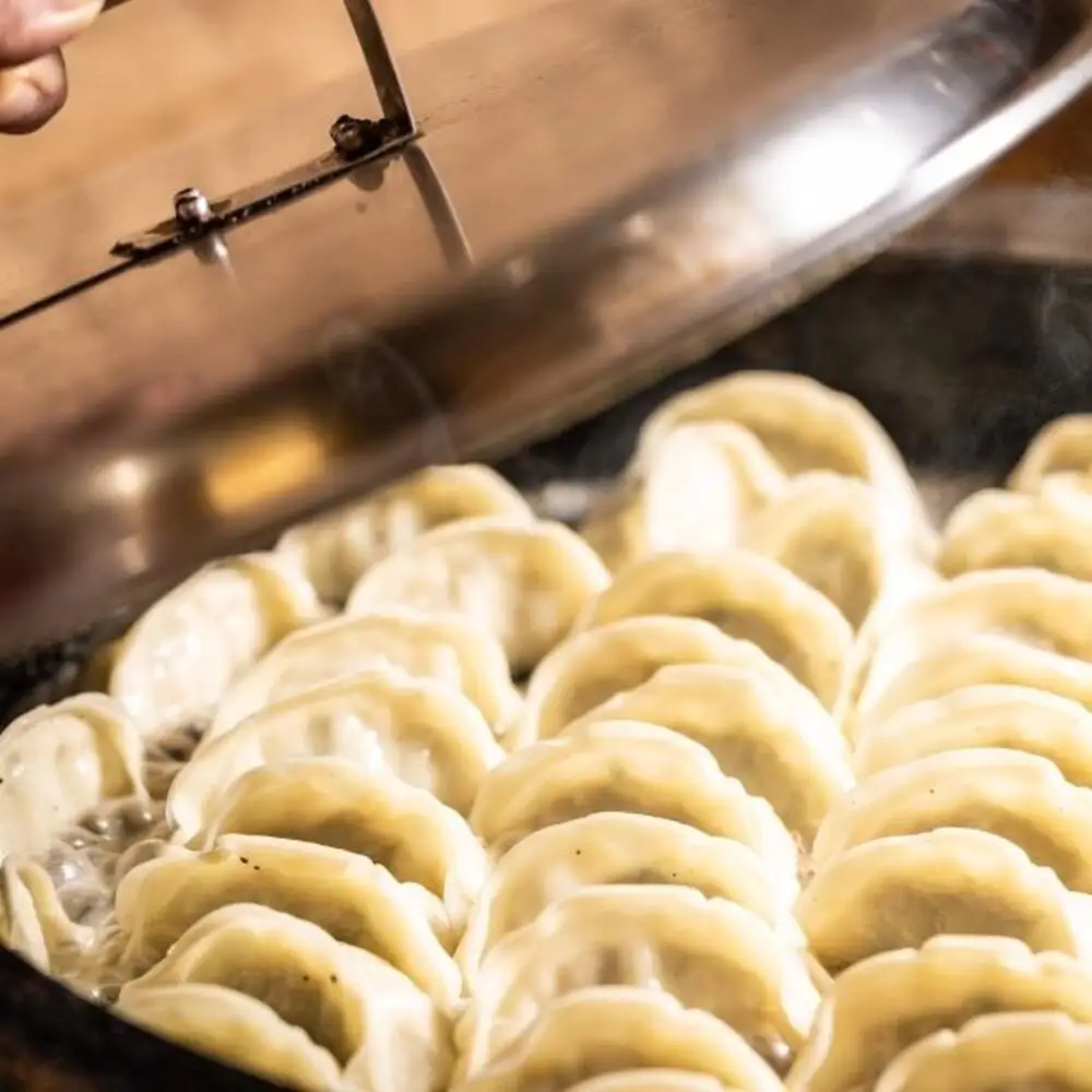 ミシュラン掲載の餃子専門店「新味覚」の餃子。上質な小麦でつくる皮の絶妙の薄さ、食材の産地と鮮度にこだわった餡。その人気には理由がある。 特製冷凍生餃子 90個（18個入×5箱）セット