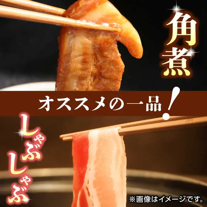 豚帝 豚バラ ブロック 約1kg【KRAZY MEAT(小田畜産)】[ZCP017]
