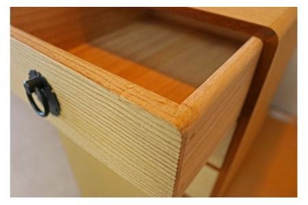 卓上収納 引き出し 三段 職人謹製の引出し（柾目・特上品）