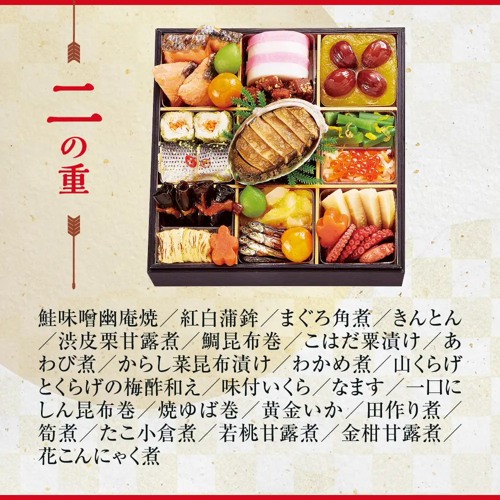 【大丸京都店おすすめ品】＜祇園 京彩宴＞監修 和洋風おせち【祥鳳】三段重4人前 レストラン 本格和洋風おせち 人気