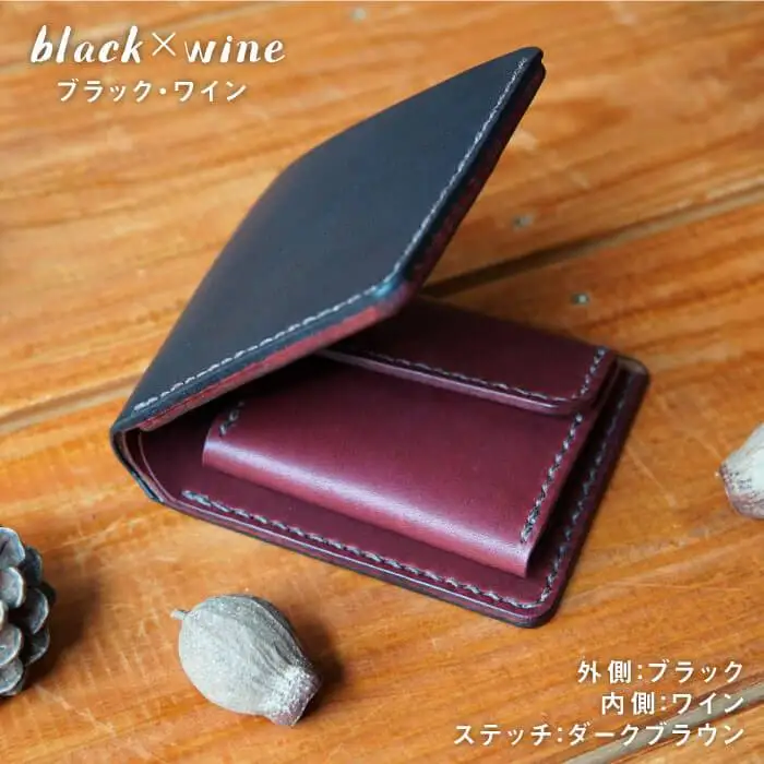 【手縫いの本革製品】ショート ウォレット 財布 本革《糸島》【BLESS】 [AAA019]