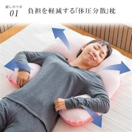 抱かれ枕　アーチピローFUN(スリム/グリーン)_雑貨・日用品 枕 寝具 _【1426339】