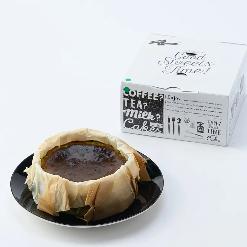 とろける抹茶バスクチーズケーキ　420g/1個_菓子・スイーツ ケーキ  _【配送不可地域：離島】【1428575】