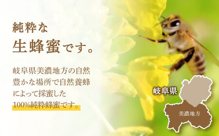 美濃蜂蜜 百花蜜 300g 【マンモスハウス合同会社】 はちみつ 非加熱 国産[TEW001]