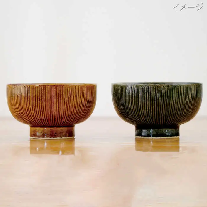 【波佐見焼】手彫十草 ペア お茶碗 食器【団陶器】[PB118] 波佐見焼