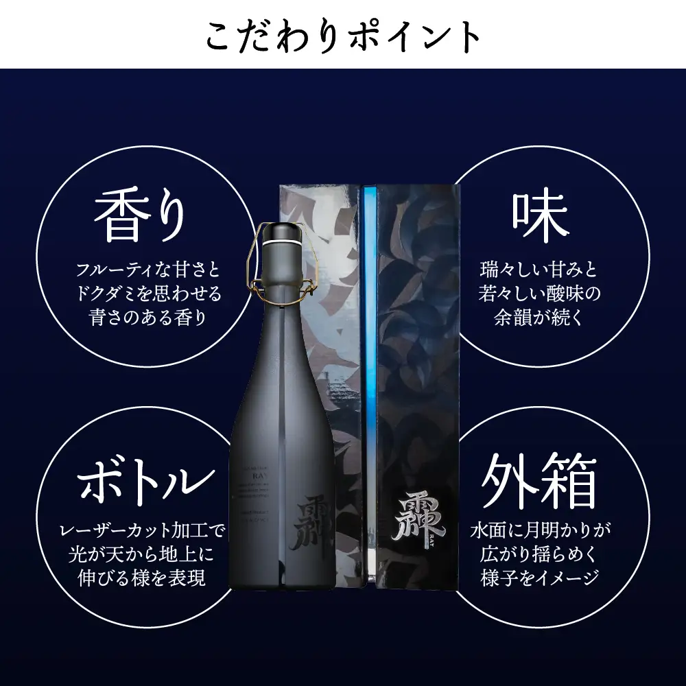 日本酒 雨後の月 純米大吟醸 れい -RAY- 720ml 日本酒 