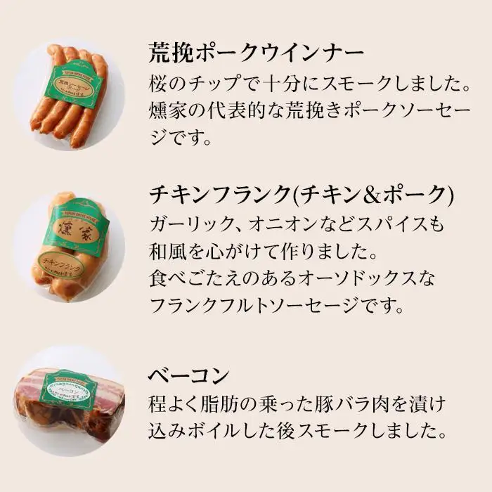 【お歳暮】【由布院燻製工房 燻家】ポトフセット＜濃縮タイプのスープ、ベーコン、ソーセージ6品をセットしてお届け＞