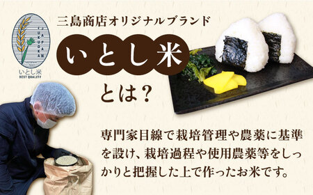 【全12回定期便】いとし米 厳選ブレンド 5kg×12回(糸島産) 糸島市 / 三島商店 [AIM037] 米 白米