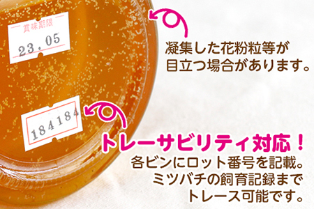 【自然のまま】富津産ハチミツ600g×4本 計2.4kg【完全非加熱】