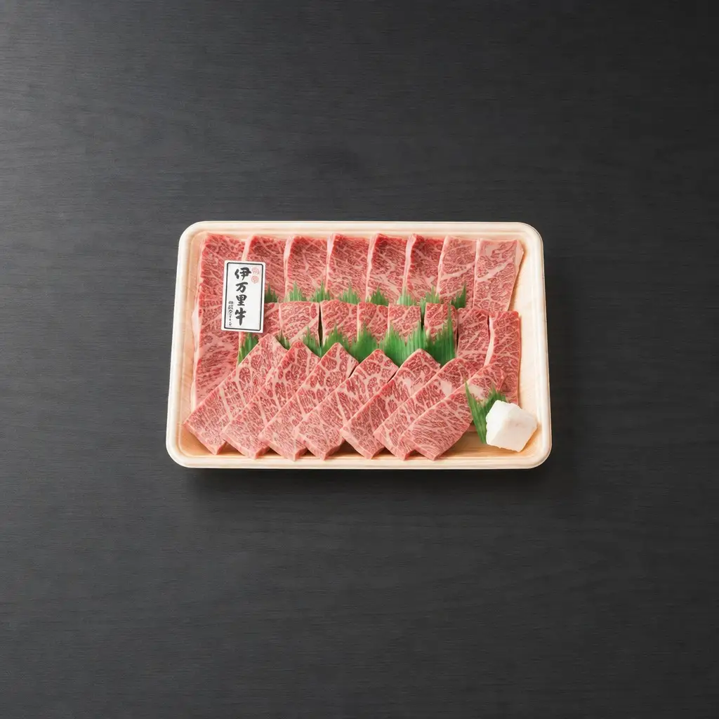 伊万里牛 厚切り カルビ 焼肉用 500g 001-J246