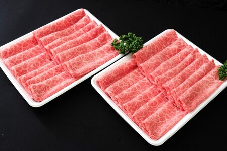【3カ月定期便】佐賀牛 食べ比べ 肩ローススライス500g＋モモスライス500g K030506