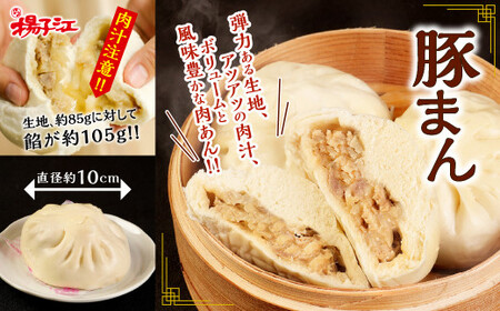 北九州銘品セット (揚子江・鰻天屋)揚子江特製 豚まん堪能セット(豚まん×10個) ＆九州産 手焼き 炭火 うなぎ 蒲焼 2尾 計240g以上