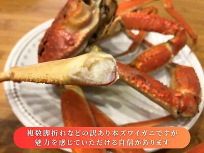 【11月～2月発送】【訳あり】本ズワイガニ　約2kg（2～6尾入）新潟県村上市寝屋漁港産 1079001