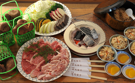 しい茸狩り ペアバーベキュー食事券 ( しい茸狩りと黒毛和牛・若鶏コースペア食事券 黒毛和牛75g・若鶏100ｇコース・焼き野菜・しい茸ご飯食べ放題 ) ふるさと納税 ふるさと 人気 おすすめ 送料無料 兵庫県 三田市