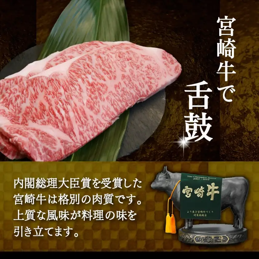 宮崎牛(A5)サーロインステーキ220g×2枚〔AD-77-001〕_(都城市) A5ランク サーロインステーキ(220g×2枚セット) ステーキソース(2個) あらびきコショウ(2個) ブランド牛肉 最高等級 5等級 ギフト 贈答用