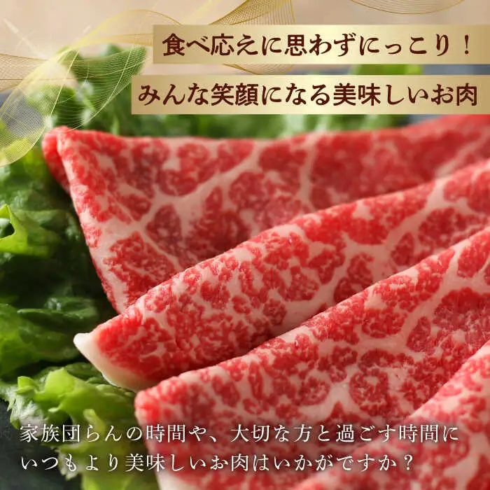 モモ スライス 600g (200g×3) 長崎和牛 しゃぶしゃぶ すき焼き 【夢ファームシュシュ】 [WF16] 肉 牛肉 もも モモスライス 赤身