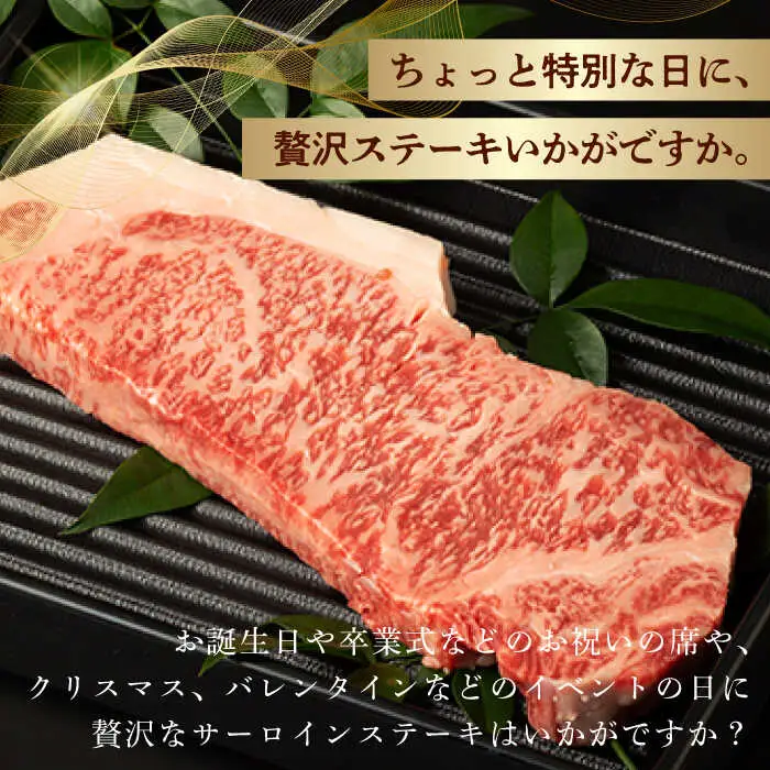 【第6回定期便】サーロイン ステーキ 320g 長崎和牛 黒毛和牛  【夢ファームシュシュ】 [WF30] 肉 牛肉 サーロインステーキ 焼肉 定期便