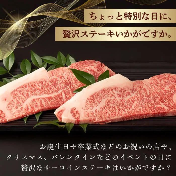 【第12回定期便】サーロイン ステーキ 640g（320g ×2枚） 長崎和牛 黒毛和牛  【夢ファームシュシュ】 [WF34] 肉 牛肉 サーロインステーキ 焼肉 定期便