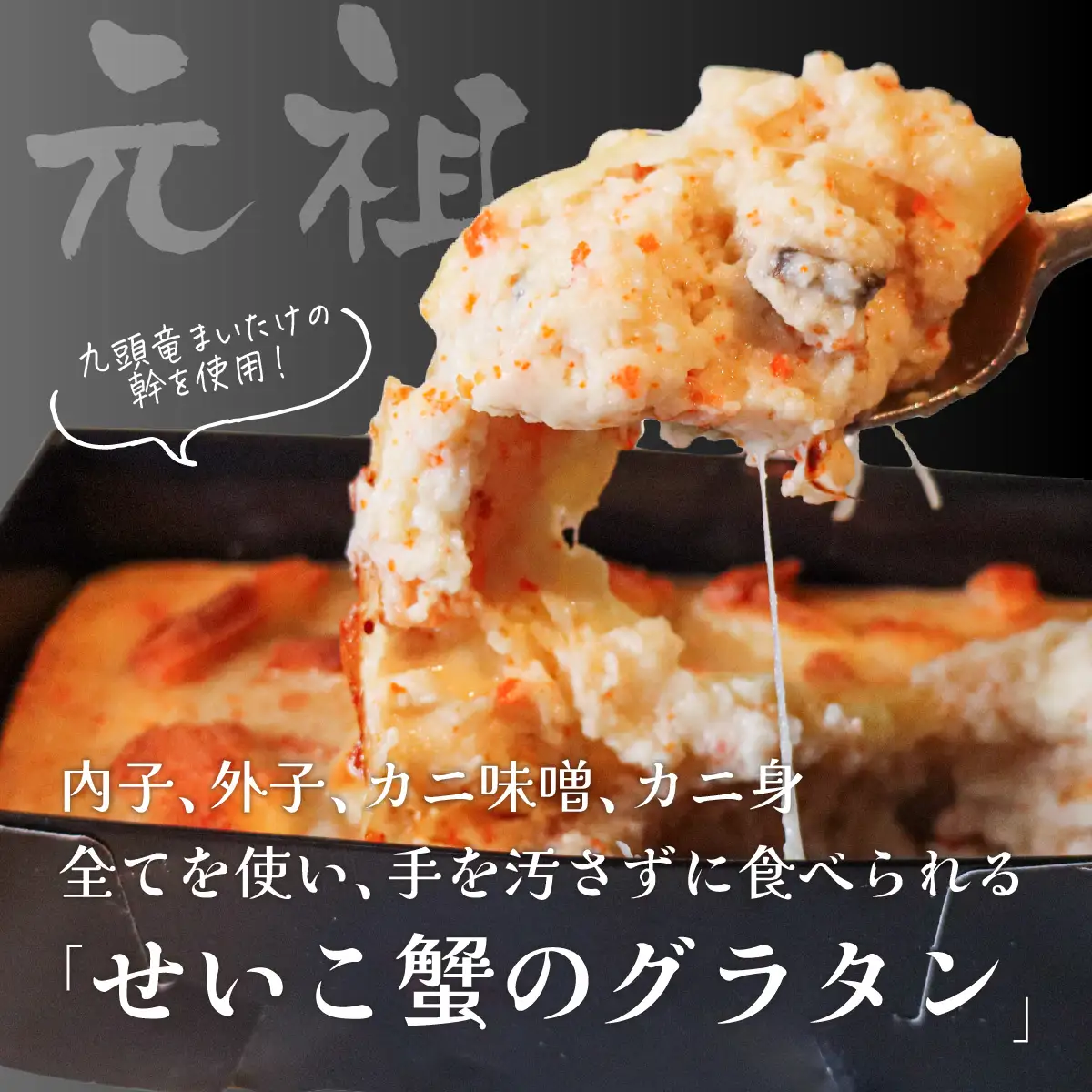 元祖 せいこ蟹のグラタン＆越前紅ずわい蟹のクラフティーサレ[B-090003] / カニ カニ