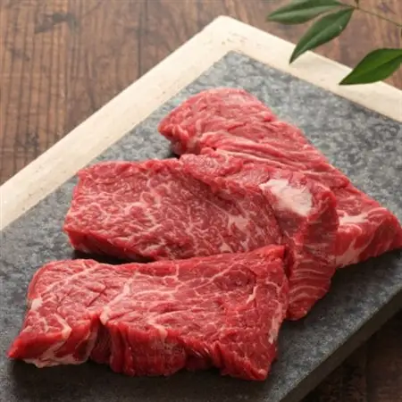 GI認証　くまもとあか牛カイノミステーキ　120g×3枚(益城町)【配送不可地域：離島】【1461221】