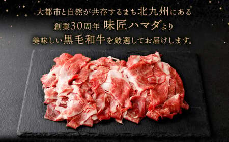 【6ヶ月定期便】復刻！ 九州産 黒毛和牛 切り落とし 1.2kg (300g×4パック) ×6ヶ月 計7.2kg