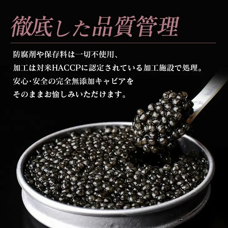 本格熟成キャビア「宮崎キャビア1983 ベステル」 計100g_MH1-23