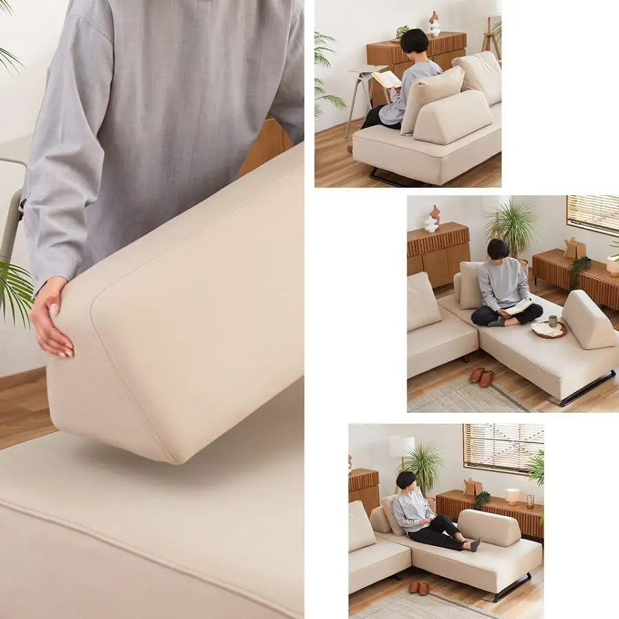 ミゲル ソファ 200cm 3人掛け アイボリー【モーブル】【大川家具】