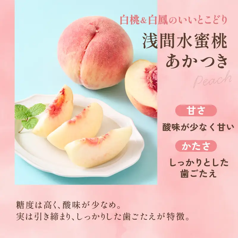 桃 あかつき 秀品 約2kg 5～9玉 果物 フルーツ 桃 