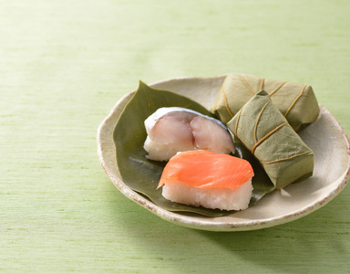 （冷蔵） 柿の葉寿司 ２種 １０個入 （さば、さけ 各５個入） ／ すし 鯖 鮭 シャケ 奈良名物 ご当地グルメ 中谷本舗 お取り寄せグルメ 郷土料理 押し寿司 ゐざさ 奈良県 田原本町