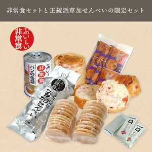 おいしい非常食セット×2箱＆草加せんべい  | せんべい 草加せんべい 防災