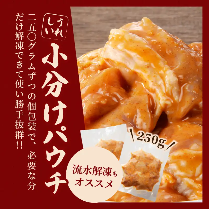 揚げるだけ!!味付き唐揚げ(計1kg) 鶏 鶏肉 チキン 国産_T006-0015