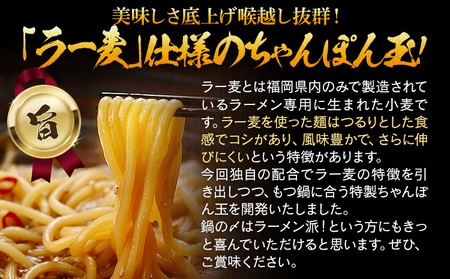 国産和牛もつ鍋5人前 醤油味  CB013