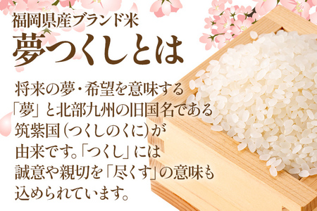 令和6年度産 福岡県産 夢つくし 5kg 1袋 白米 お米 ご飯 米 精米 送料無料 お取り寄せグルメ お取り寄せ 福岡 お土産 九州 福岡土産 取り寄せ グルメ 福岡県