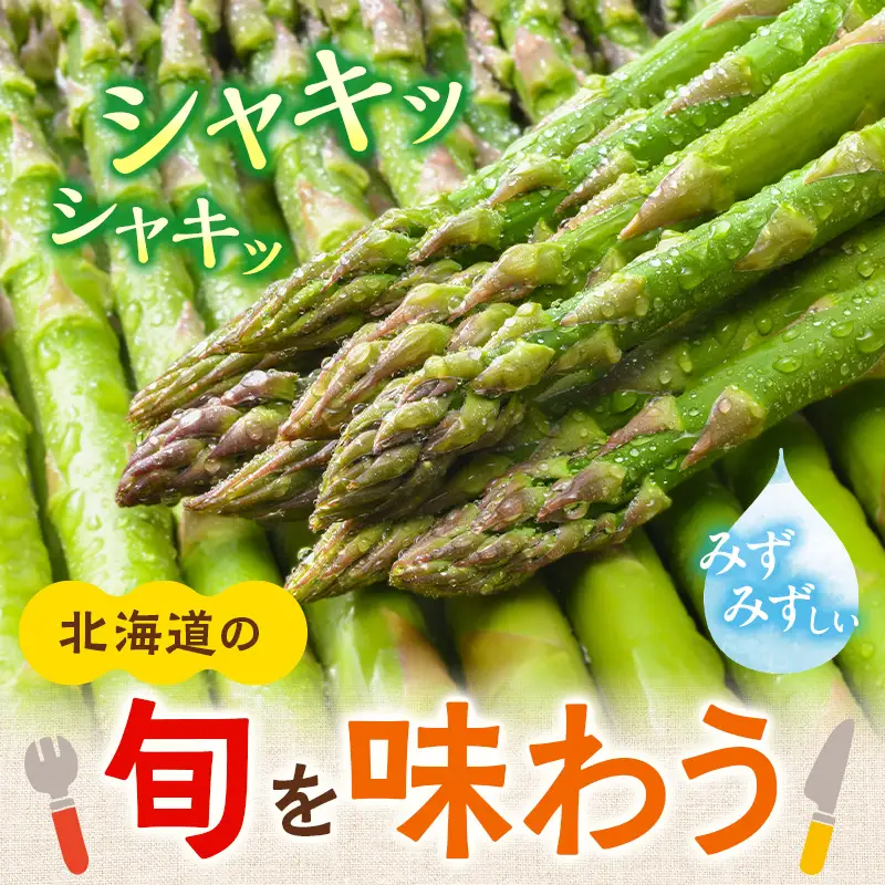 【先行予約】令和9年産グリーンアスパラガス 2kg Ｌサイズ（令和9年5月中旬～6月中旬頃発送） アスパラ 野菜 やさい ふるさと 納税 国産 北海道産 北海道 下川町 F4G-0356