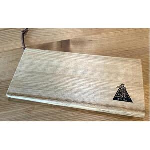 キャンピング カッティングボード 木製（クリ）まな板 アウトドア用品 キャンプ 料理 調理道具□