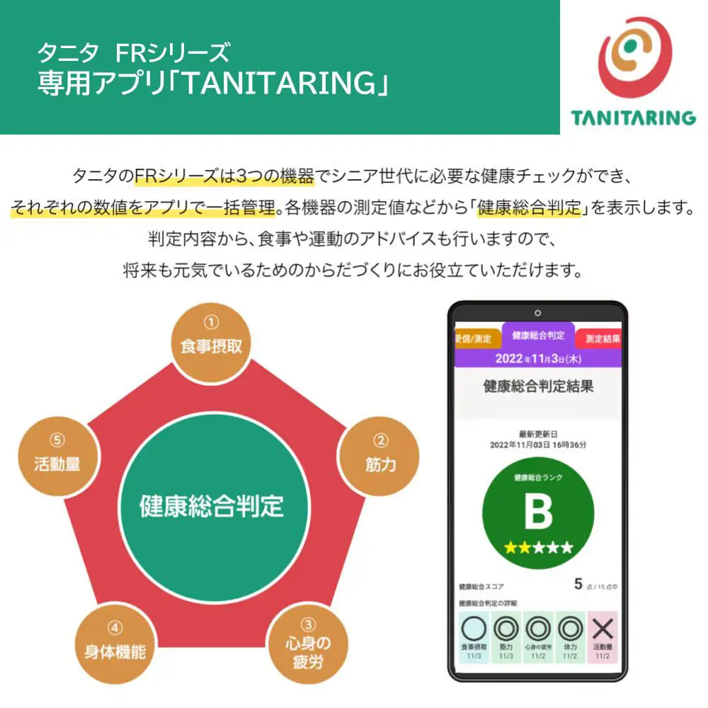 FRシリーズセット 筋力計・体組成計・歩数計 3点セット 測定機器 体重計 握力
