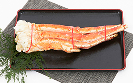 本たらばがに足 1肩 1kg前後 2Lサイズ ＜ワイエスフーズ＞ かに カニ 蟹 ガニ がに 森町 ふるさと納税 北海道 タラバガニ mr1-0427