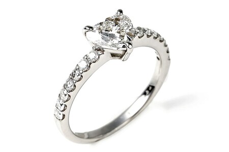 【一点もの】ダイヤモンド（1.09ct）プラチナリング　R72　K05103-H