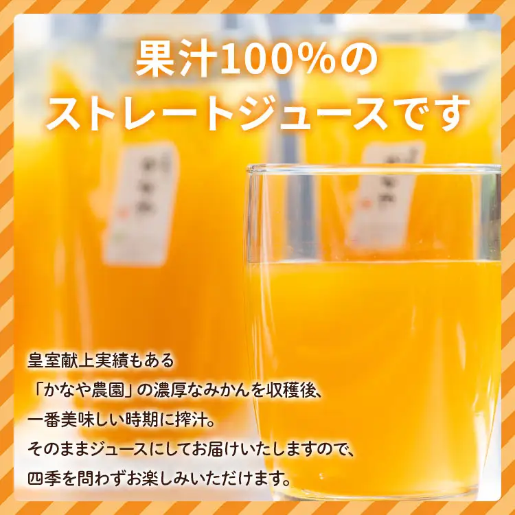 土佐乃かなやのみかんジュース Redなみかん 合計48本 - 柑橘 ミカン 果物 フルーツ 濃厚 果汁 100％ ストレート 飲料 合同会社Benifare 高知県 香南市 be-0034