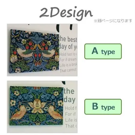 ウィリアムモリス柄 ファブリックパネル いちご泥棒【Bタイプ】約37.5×26.5cm_雑貨・日用品  家具・インテリア _【1473268】
