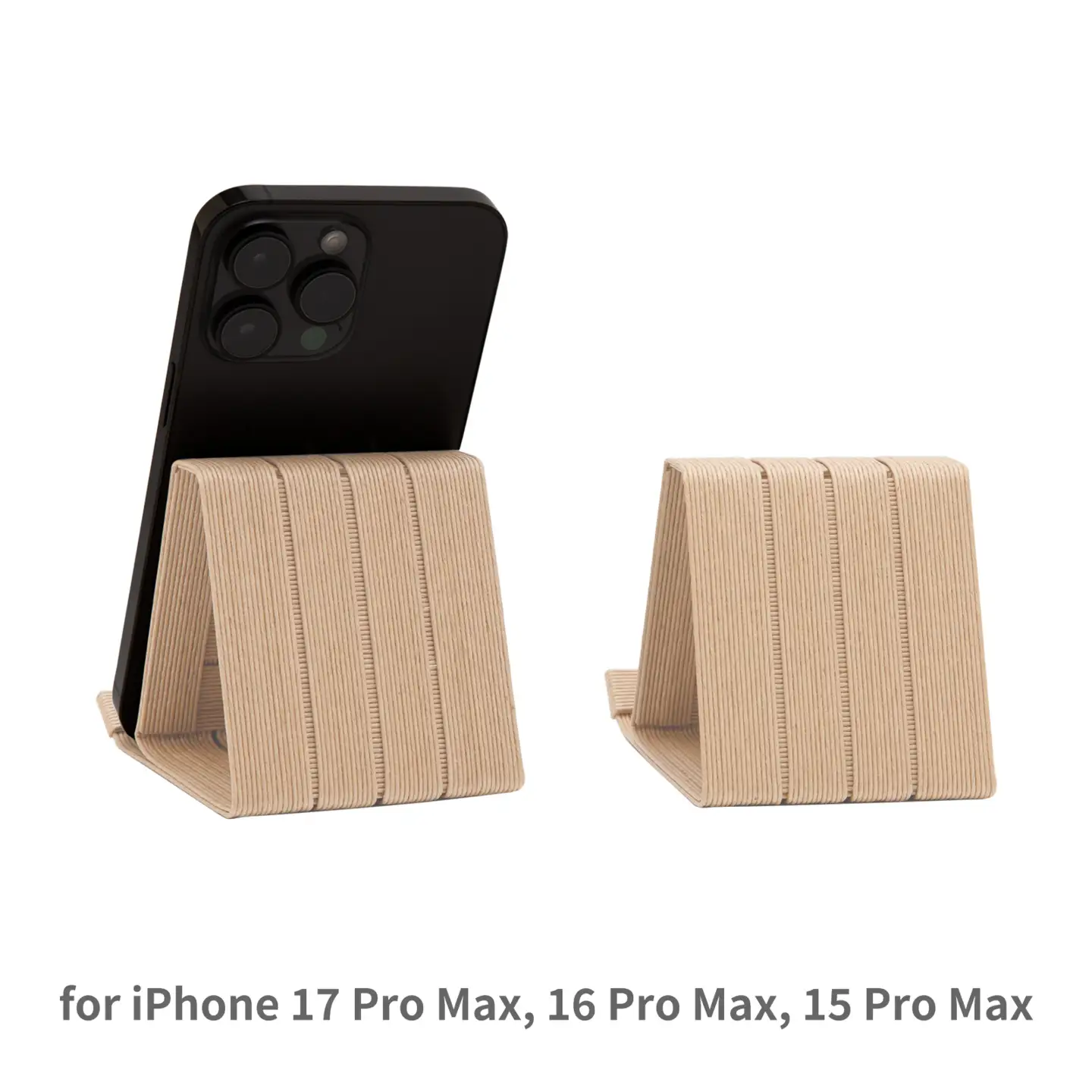 和紙のスマホスタンド iPhone 17 Pro Max 対応 ベージュ 岩手県奥州市産 バンドシー Bandc for iPhone 17 Pro Max, 16 Pro Max, 15 Pro Max, 15 Plus, 14 Pro Max, 14 Plus, 13 Pro Max, 12 Pro Max, 11 Pro Max, 11, XS Max, XR [AR182]