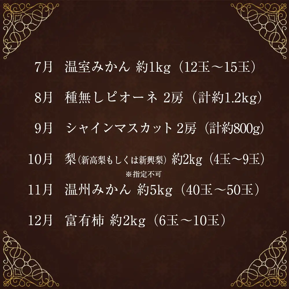 南国宮崎 プレミアムフルーツ定期便 Vol.2 12か月 送料無料 G47-2608