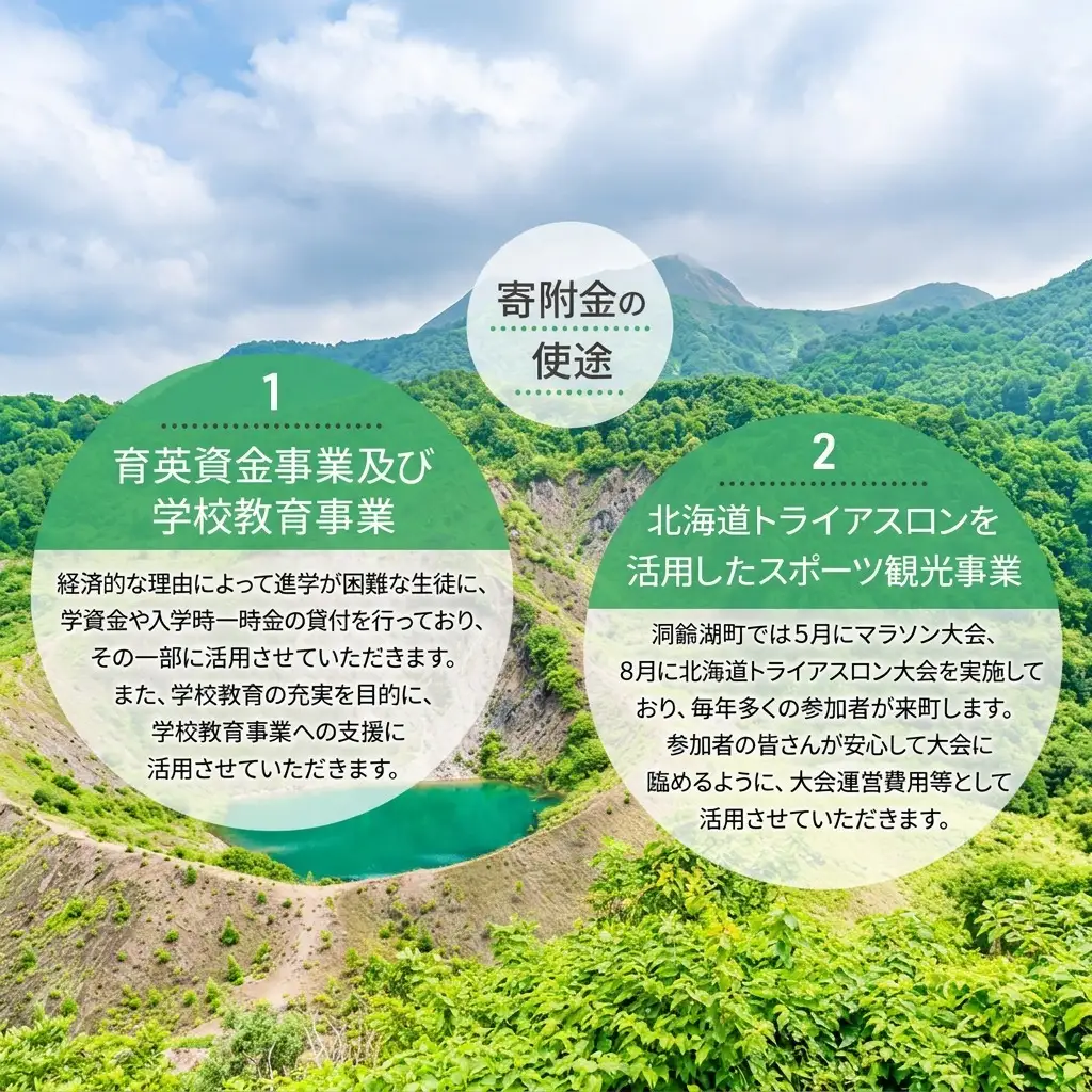 寄附 洞爺湖町 応援受付 返礼品なし 寄附【10,000円コース】