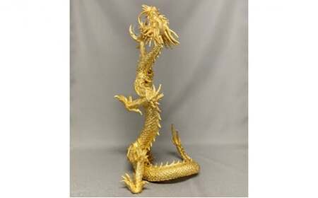 ［高岡銅器］ 皇龍(こうりゅう) 本金箔 インテリア 工芸品 装飾品 民芸品 伝統技術  FAD-1243