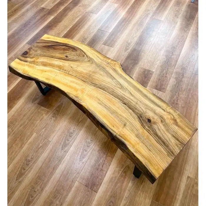 くすのき　ウッドローテーブル（幅：約150cm、奥行：約45cm、高さ：約47cm）日本製　国産　天然木　一枚板