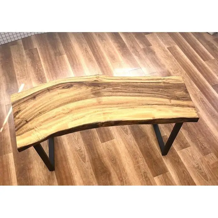 くすのき　ウッドテーブル（幅：約150cm、奥行：約45cm、高さ：約76cm）日本製　国産　天然木　一枚板