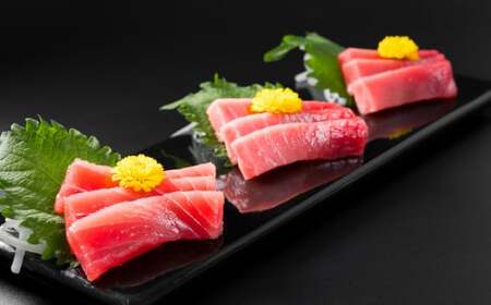 天然キハダマグロ お刺身用A柵 ３本（500g前後）｜小分け 生食 刺身 切り落 冷凍 赤身 大人気 尾鷲 CH-f-97