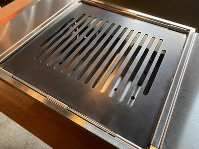 アウトドア BBQ Mt.SUMIパーフェクトグリルスクエア用鉄板 (a15-590)