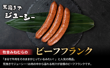 【信州プレミアム牛】ビーフジャーキー、ビーフフランク、ビーフカレーセット｜牧舎みねむら