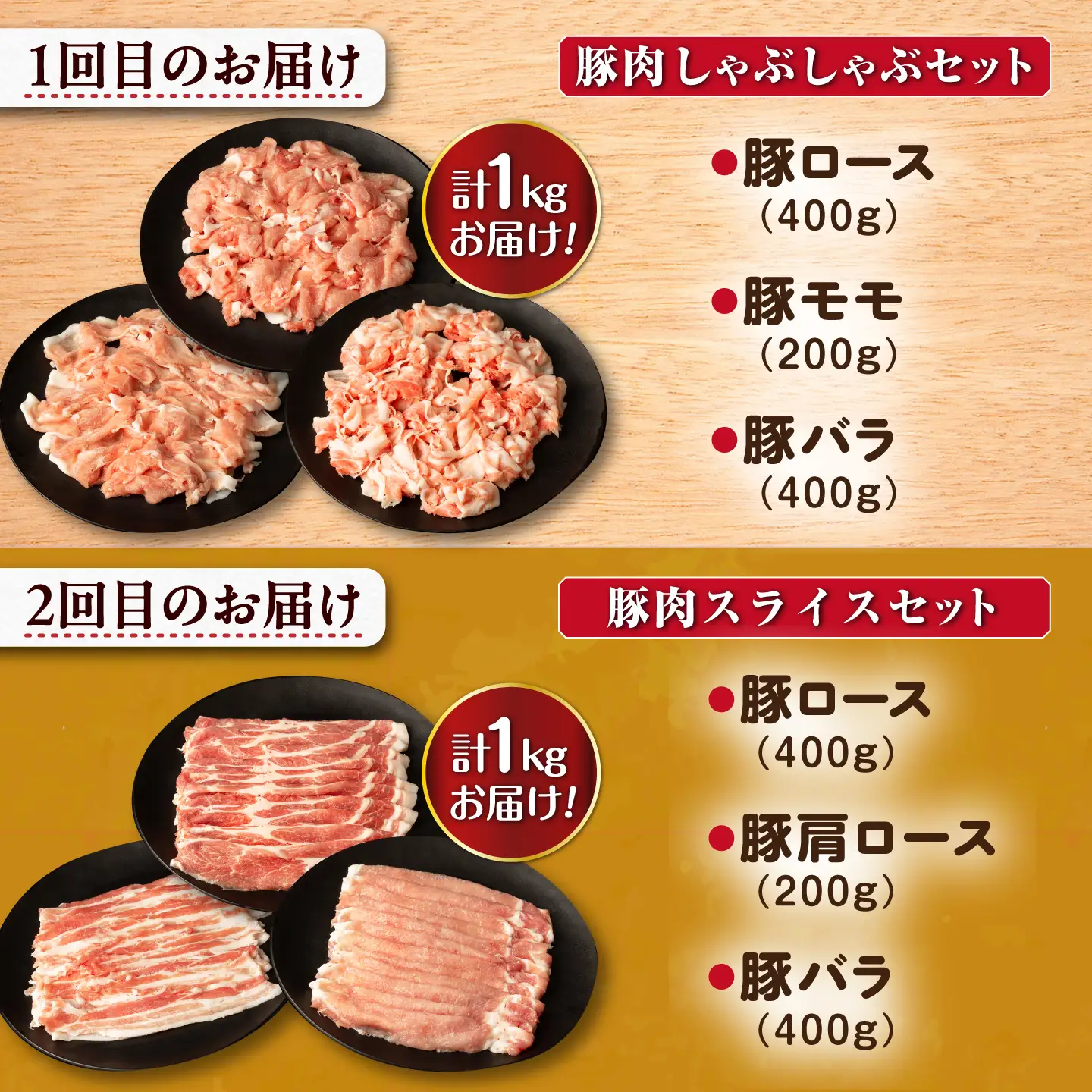 【5回定期便】ナルちゃんファーム 豚肉三昧お楽しみコース 総量5.3kg（豚肉しゃぶしゃぶ・スライス・焼肉・とんかつ計4kg ハムセット1.3kg）/ 豚肉 ロースハム ハム はむ ウインナー ういんなー フランク 豚ロース ロース ろーす 豚モモ モモ もも 豚バラ 焼肉 しゃぶしゃぶ スライス 豚肉定期便 / 大村市 / おおむら夢ファームシュシュ[ACAA075]